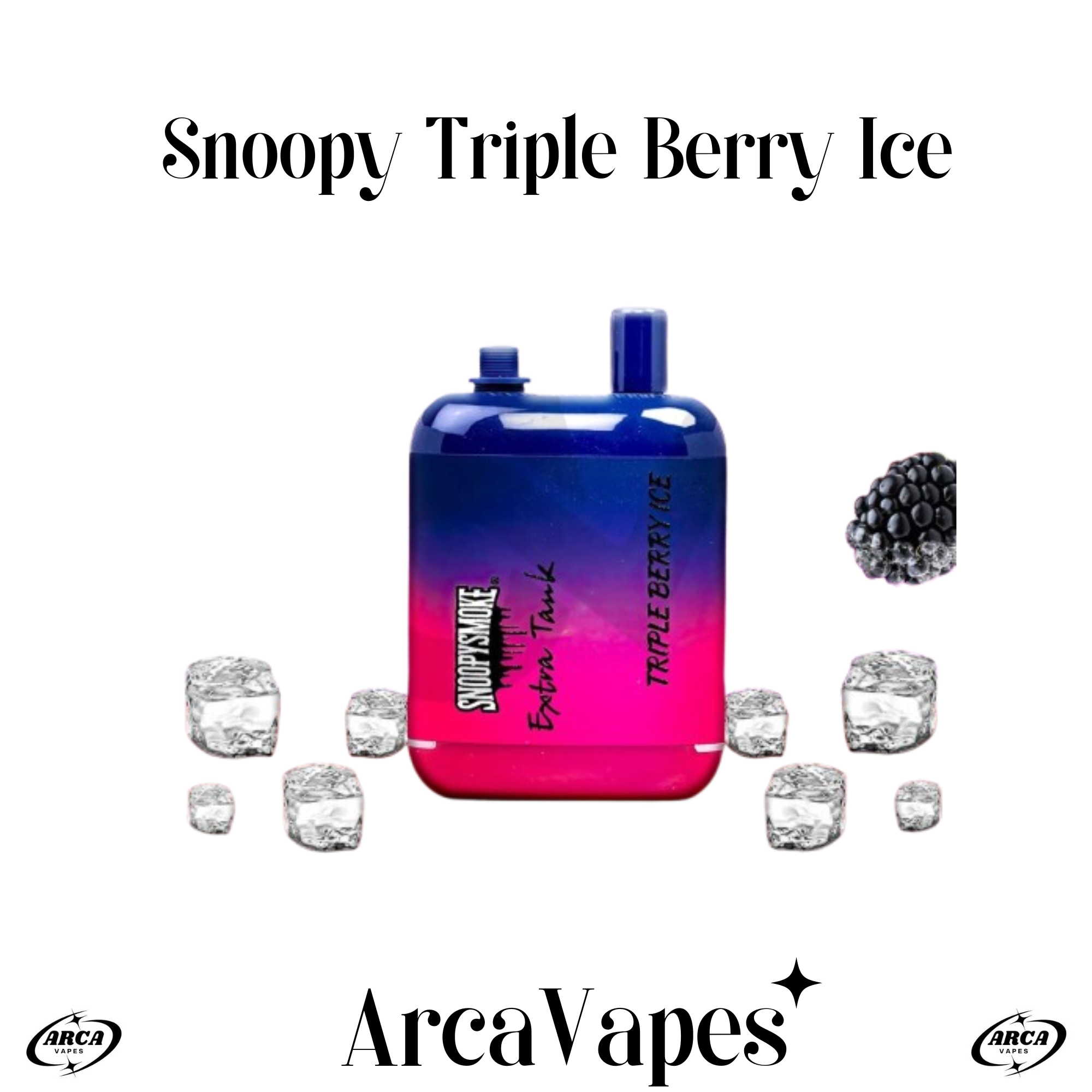 Snoopy Triple Berry Ice